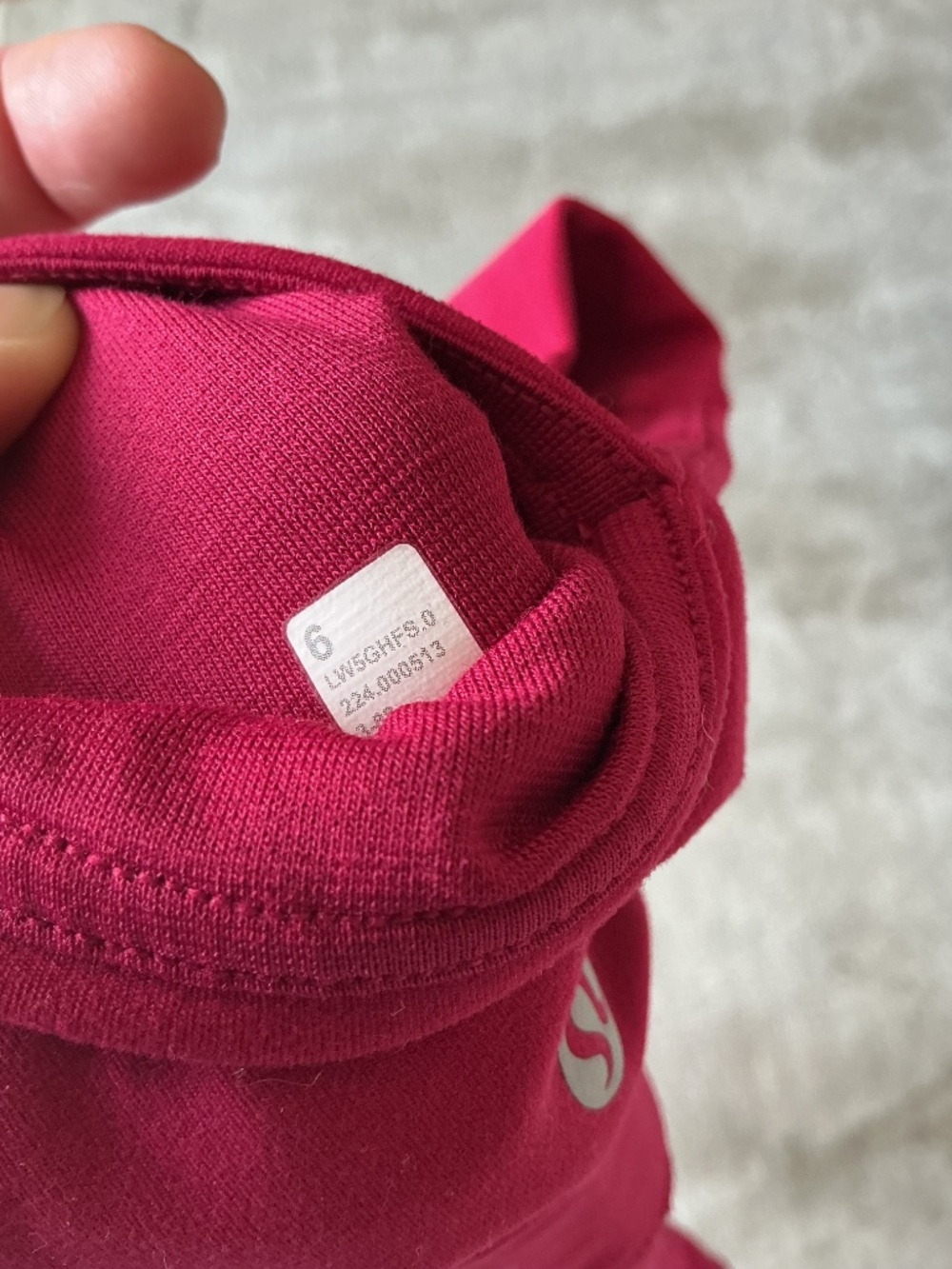 LULULEMON Align High Rise Leggings 25” Pockets Ruby Red RUBR Size 6 - Picture 4 of 6